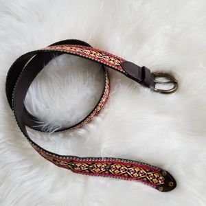 Aztec design belt